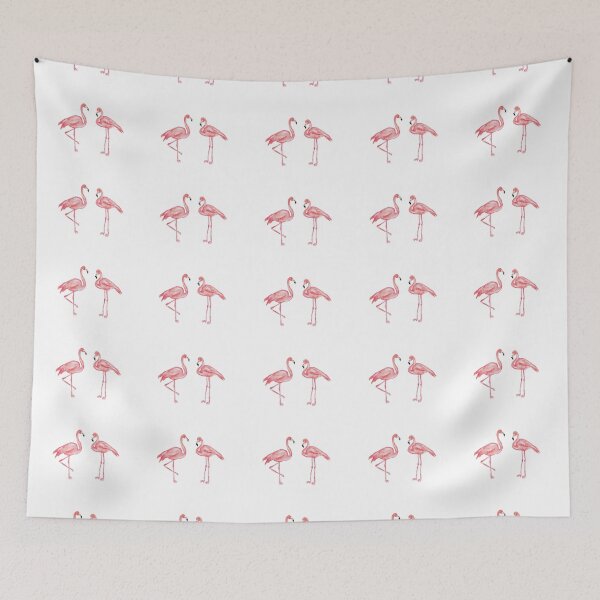 Item preview, Pair of Watercolour Flamingos designed and sold by CaitlinCalling.