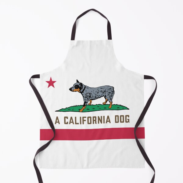 Item preview, A California Dog (ACD) Cattle Dog Heeler on California Flag designed and sold by sidehustledog.
