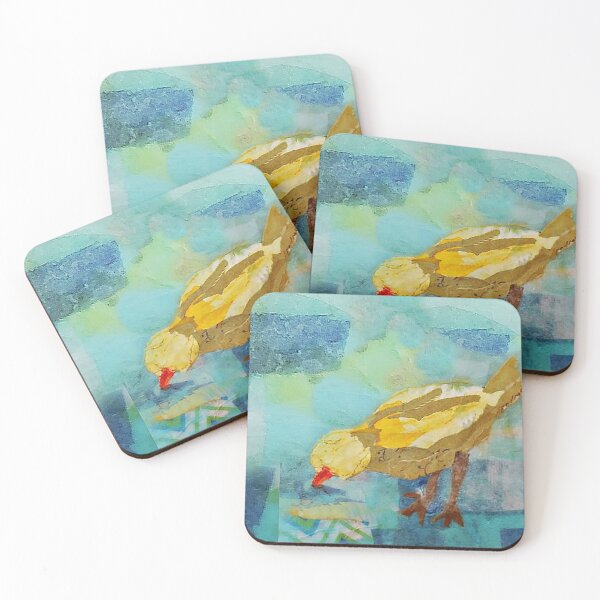 Item preview, Torn Paper Little Yellow Bird designed and sold by RDBcreations.