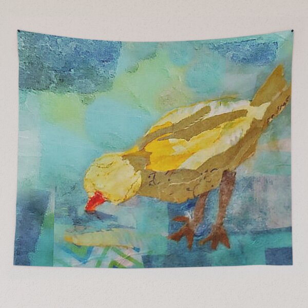 Item preview, Torn Paper Little Yellow Bird designed and sold by RDBcreations.