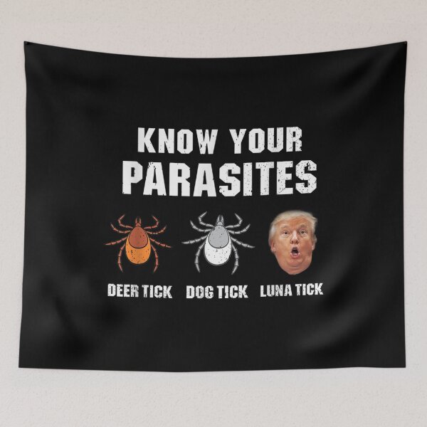 Item preview, Know Your Parasites - Anti Trump designed and sold by AcostaStafford.
