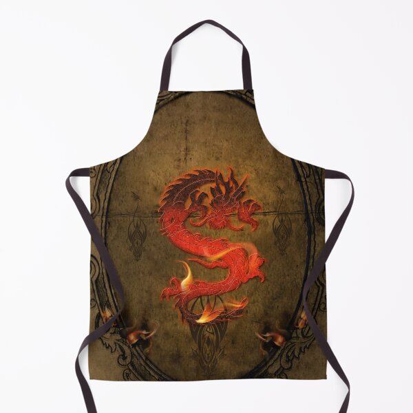 Item preview, Wonderful asian dragon with flames designed and sold by nicky2342.