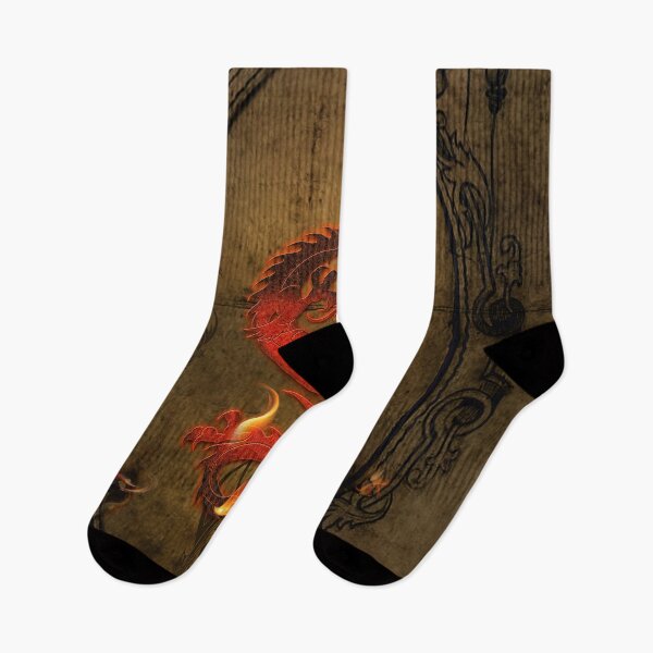 Item preview, Wonderful asian dragon with flames designed and sold by nicky2342.