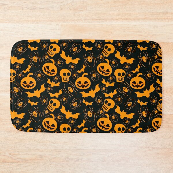 Item preview, Pumpkin Bat Spider Halloween Pattern designed and sold by Unique-Tees.