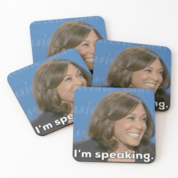 Item preview, kamala harris debate i'm speaking designed and sold by snazzy stickers.