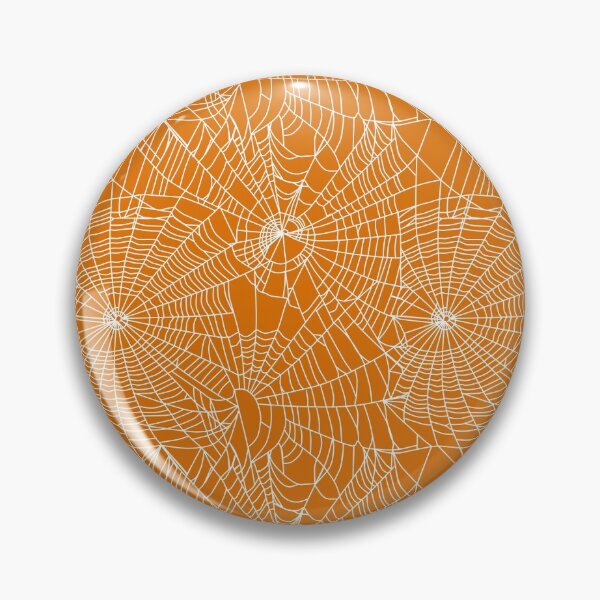 Artikelvorschau, Orange Spinnennetze entworfen und verkauft von sandpaperdaisy.