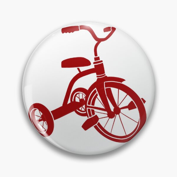 Item preview, tricycle red on clear designed and sold by Sara Frane.