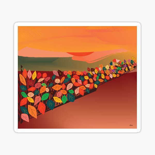 Autumn Afternoon Sticker