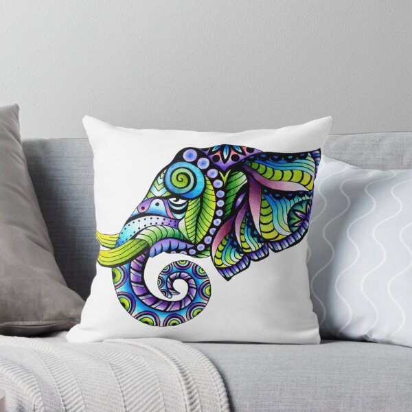 Artikelvorschau, Elefant Zentangle entworfen und verkauft von Phantasmic.