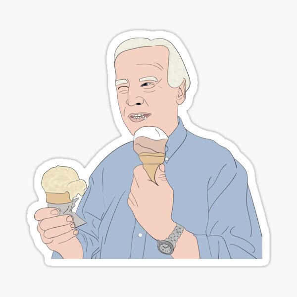 Ice Cream with Joe Sticker