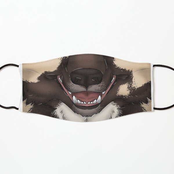 African Wild Dog | Brown Version Kids Mask