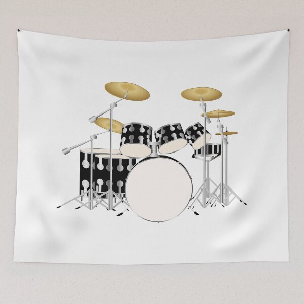 Item preview, Drum Kit Musical Instrument Band Drummer Music designed and sold by luvvvvvit.