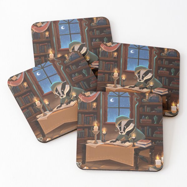 Item preview, Rainy night at library designed and sold by Mellodee.