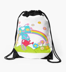 May Flowers Drawstring Bag