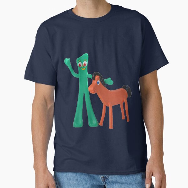 Item preview, Gumby and Pokey cartoon art designed and sold by RedManzanas.