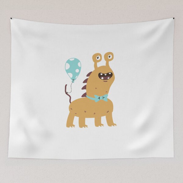 Item preview, Miss Four Legged Goggle Eyes Brown Monster designed and sold by wildflowerperks.