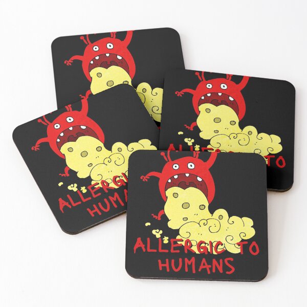 Item preview, Allergic To Humans Funny Astronaut Galaxy designed and sold by Two Left Hands Design.