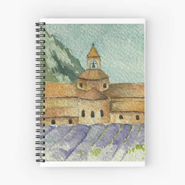 Item preview, Watercolor abbey of Senanque designed and sold by Vanessaart.