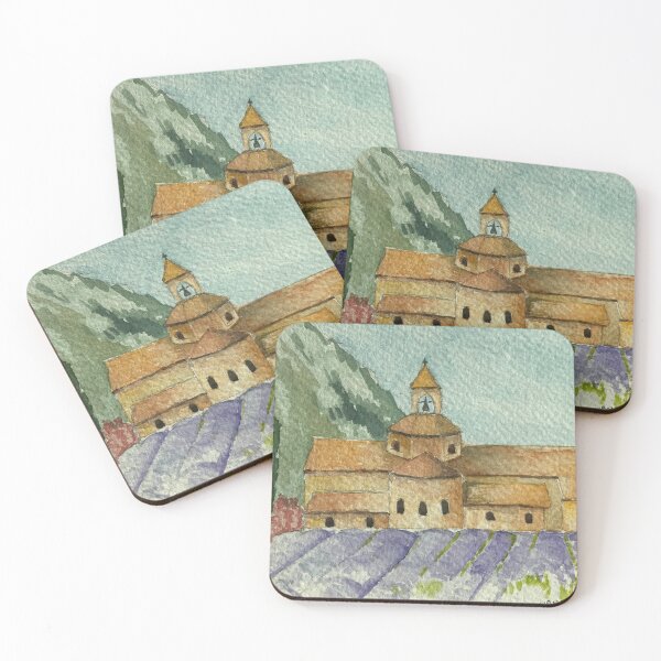 Item preview, Watercolor abbey of Senanque designed and sold by Vanessaart.