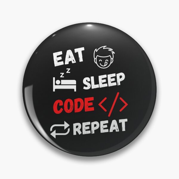 Item preview, Eat Sleep Code Repeat designed and sold by MohitJain1109.
