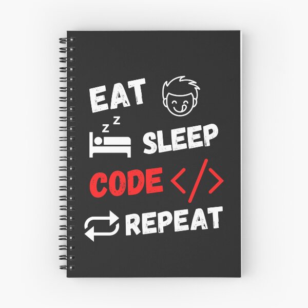 Aperçu de l'œuvre Eat Sleep Code Repeat créée et vendue par MohitJain1109.
