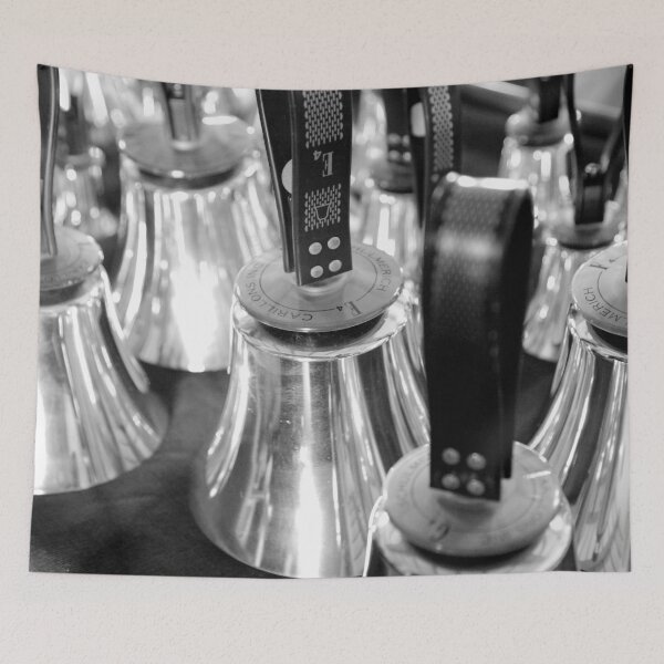 Item preview, Handbells en blanco y negro designed and sold by Through the Eyes of A Lotus.