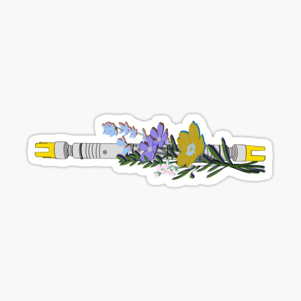 Item preview, Bastila Shan Flower Lightsaber  designed and sold by lavenderjedi.