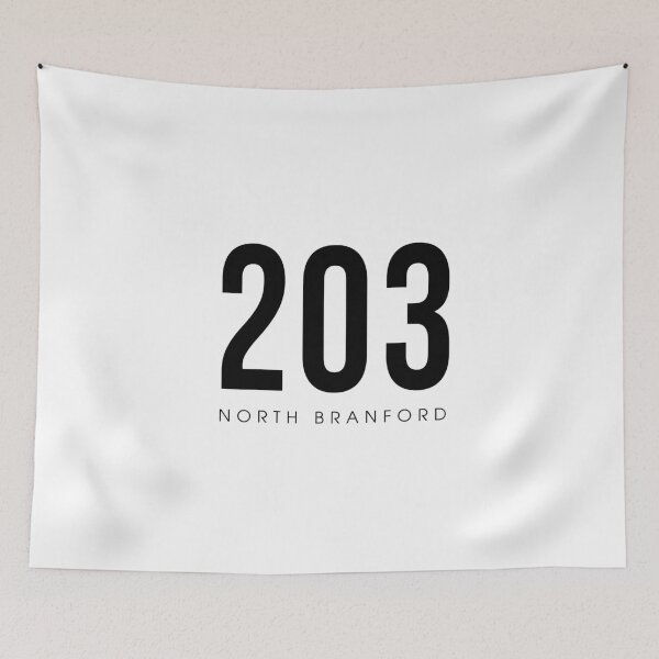 Item preview, North Branford, CT - 203 Area Code design designed and sold by CartoCreative.
