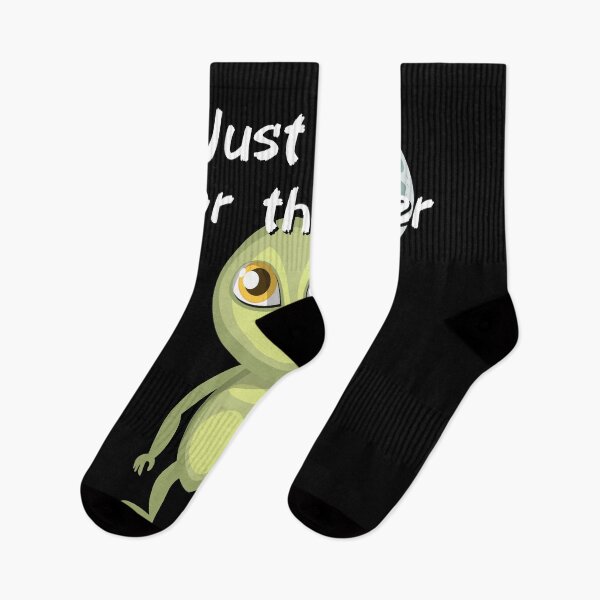 Item preview, Just Here For The Beer Alien Fun Space Travel Moon designed and sold by Two Left Hands Design.