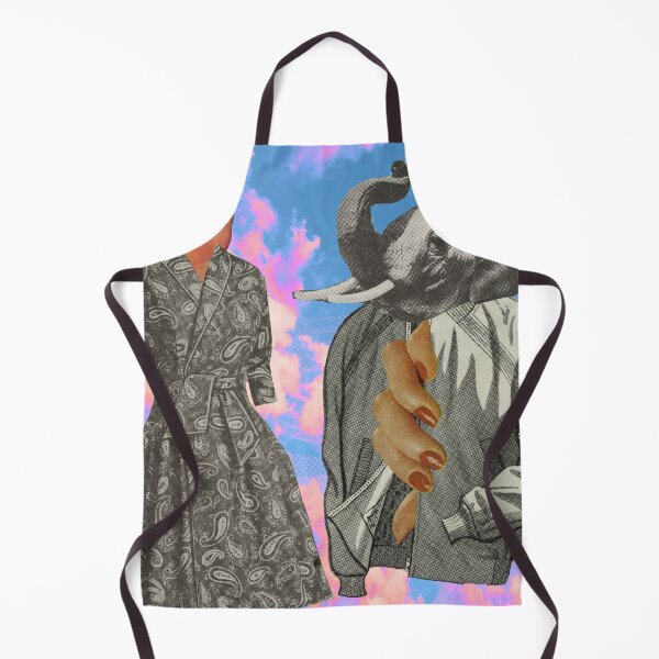 Item preview, Don't Knock It Until You Try It - Surrealist Collage Art Piece designed and sold by royalblewitup.