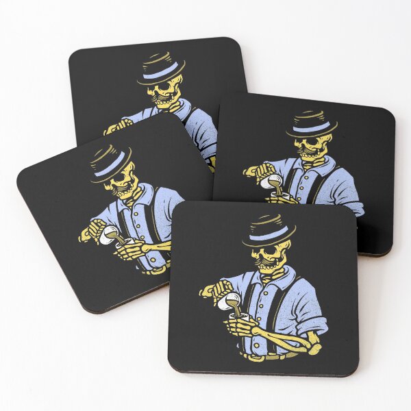 Item preview, Skeleton Barista. Vintage. Cool. designed and sold by shirtdan.