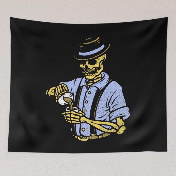 Item preview, Skeleton Barista. Vintage. Cool. designed and sold by shirtdan.