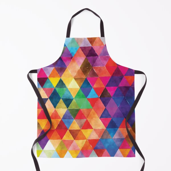Item preview, Watercolor Triangles Pattern Bright Colors designed and sold by junkydotcom.