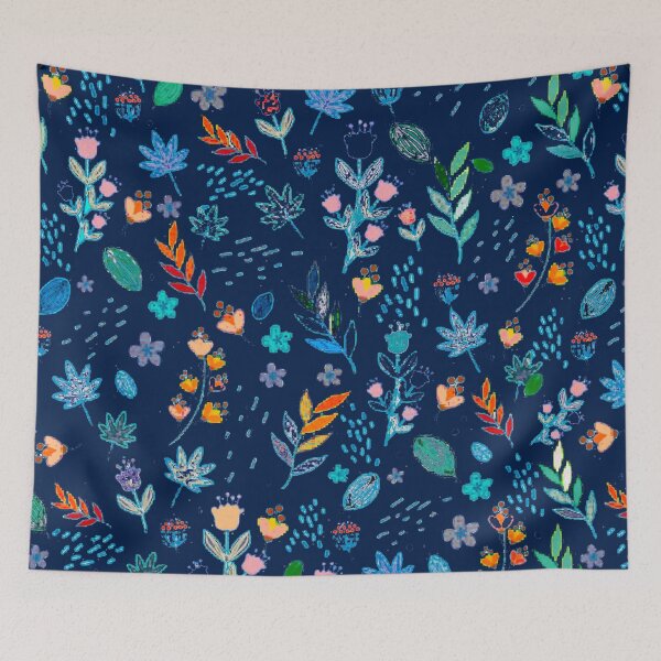 Item preview, Floral Pixel Patterns designed and sold by MarcSabuncu.