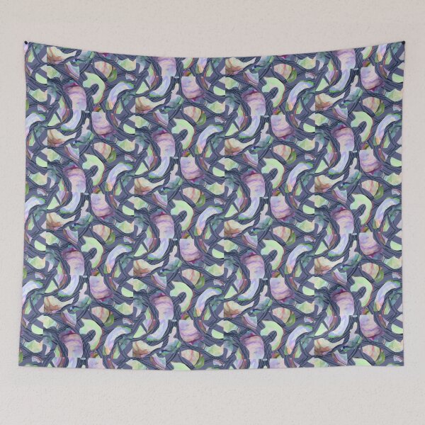 Item preview, PATTERN RAINBOW IRREGULAR BLOB 1B designed and sold by Ruby Mendiola.