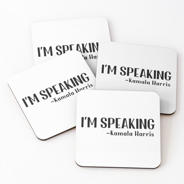 Item preview, I'm speaking Kamala Harris quote  designed and sold by kader85.