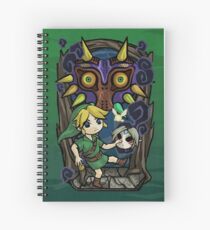 Majora's Mask in Wind Waker Style Spiral Notebook