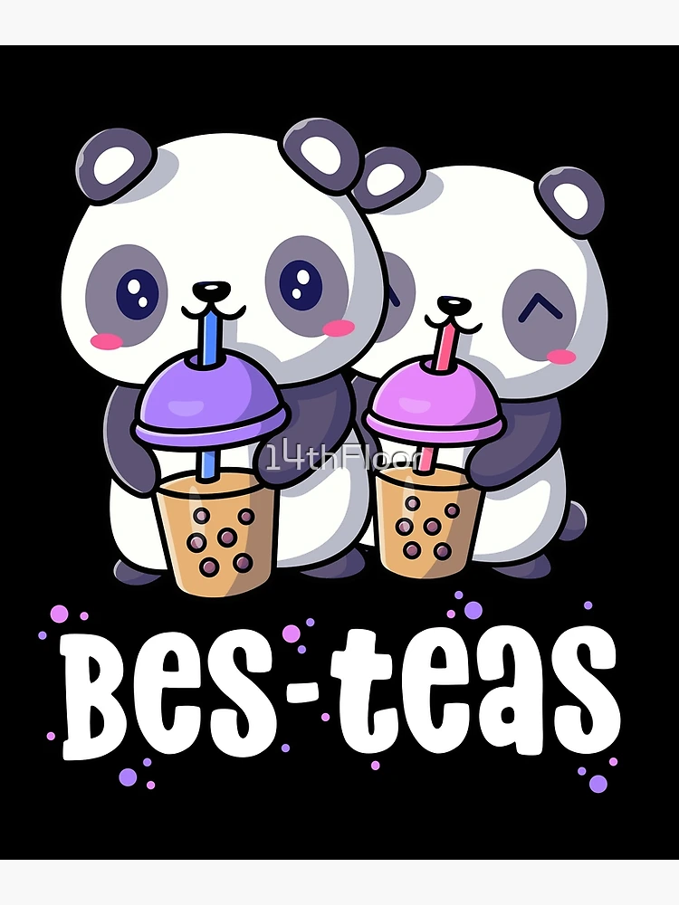 Boba Shirt Women Girls Bes Teas Kawaii Panda' Insulated Stainless