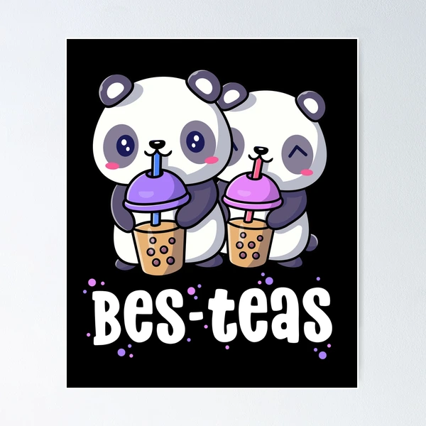 Boba Shirt Women Girls Bes Teas Kawaii Panda' Insulated Stainless