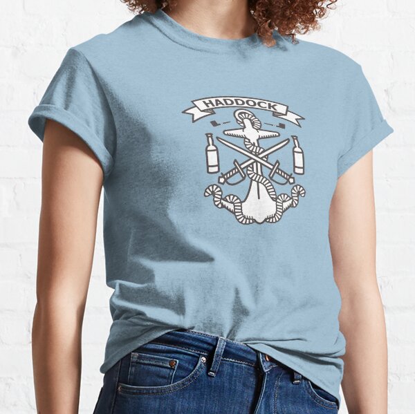 Haddock naviguant sur les mers T-shirt classique