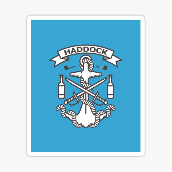 Haddock sailing the seas Sticker
