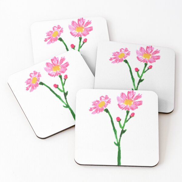 Artikelvorschau, Aquarellrosa Kosmosblume entworfen und verkauft von KatharineArt.