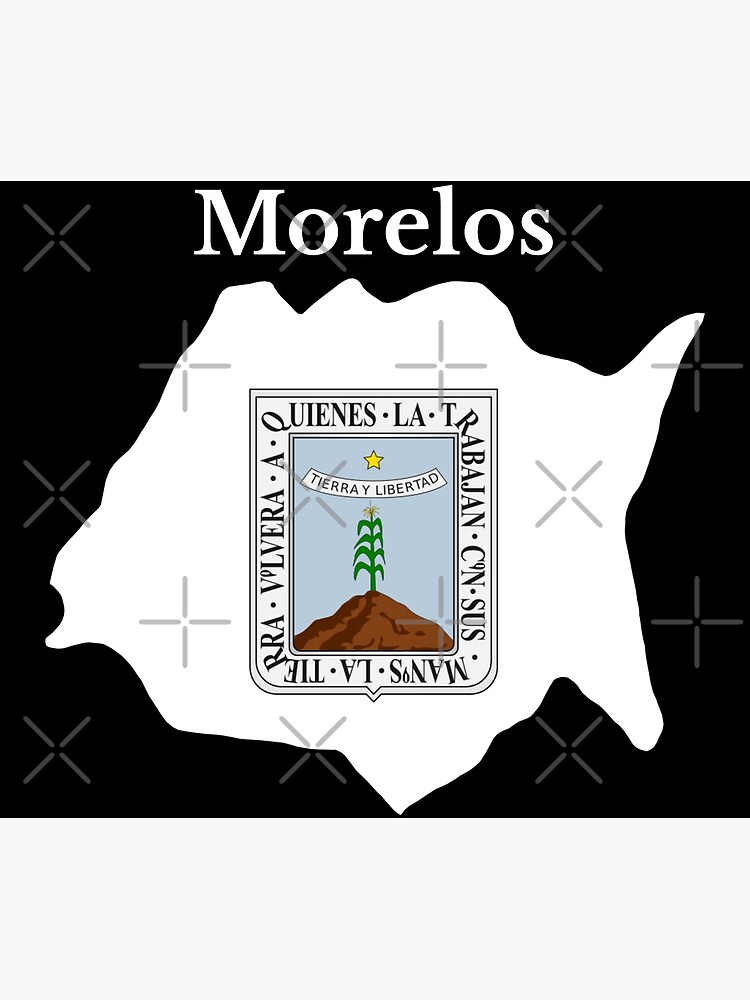 "Morelos State Map Flag, Mexico" Poster by marosharaf Redbubble
