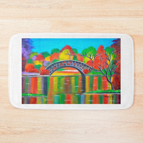 Item preview, Autumn Fall Glory colorful canvas painting on sale designed and sold by artbymanjiri.