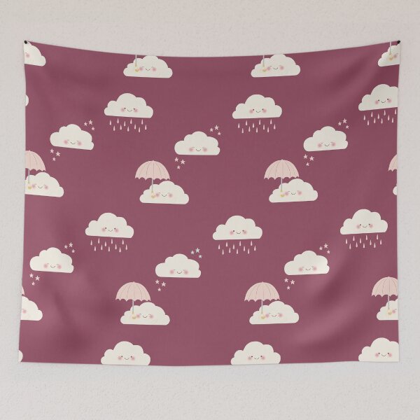 Item preview, Patrón de nubes 2 - B designed and sold by gabriellejean.