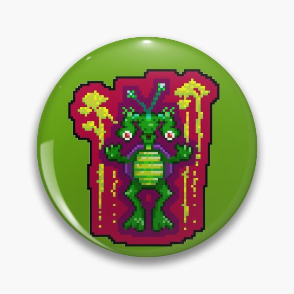 Item preview, Spooky Alien Pixel W/Background designed and sold by GreenPenguinCat.