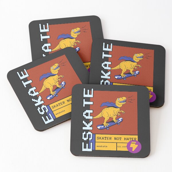 Item preview, ESK8 - SKATER NOT HATER designed and sold by SilverFoxStore.