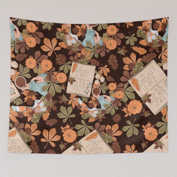 Item preview, autumn reading designed and sold by AvotArt.