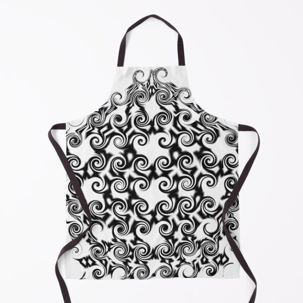 Item preview, Curlicue Pentagon Shape Black On White designed and sold by taiche.
