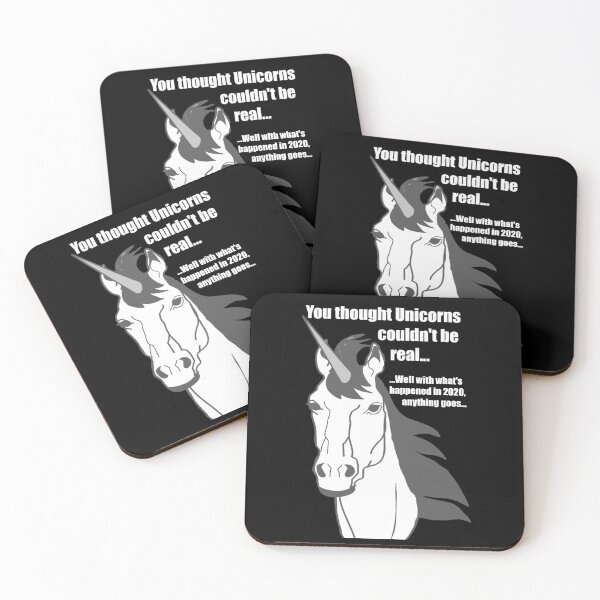 Item preview, Unicorns weren't real but then again.... 2020 designed and sold by PillowPuns.